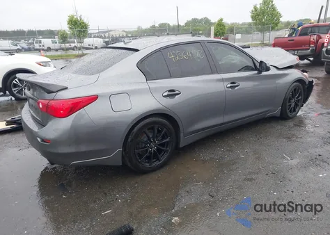 2015 Infiniti Q50 Premium from USA, damaged, VIN JN1BV7APXFM358127